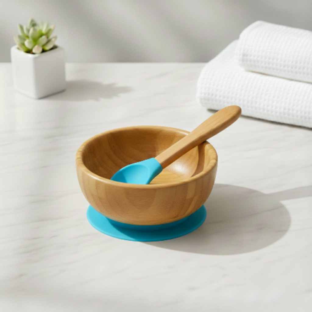 Bambuschale mit Löffel